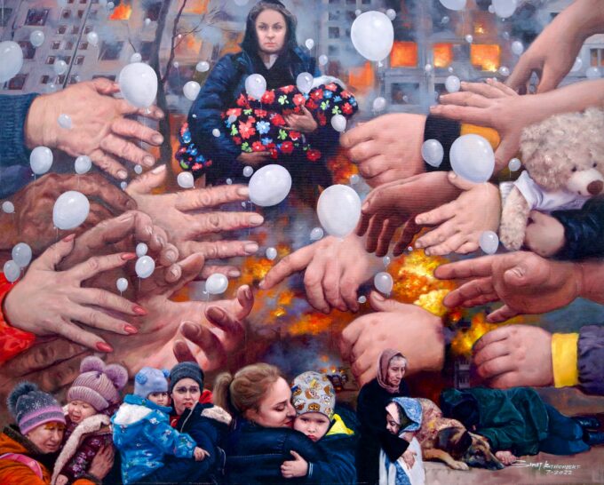 Stop Ukraine War | 100 x 80 cm La Galerie d'art en ligne art gallery