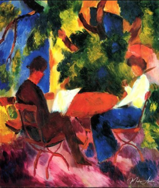 A la table du jardin – August Macke August Macke 2