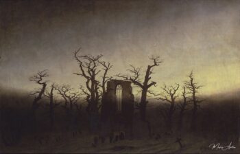 Abbaye dans la forêt de chênes – Caspar David Friedrich Caspar David Friedrich