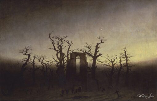 Abbaye dans la forêt de chênes – Caspar David Friedrich Caspar David Friedrich 2