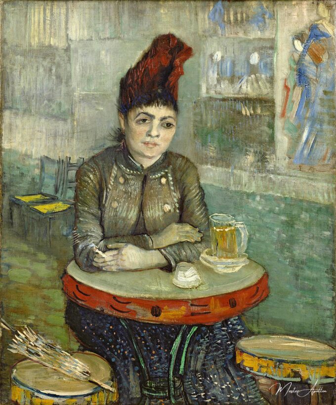 Agostina Segatori assise au café du Tambourin – Van Gogh Vincent Van Gogh 2