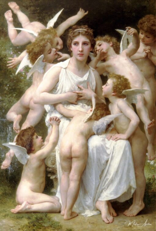 Agression – William Bouguereau William Bouguereau