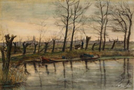 Agriculteur retournant aux champs – Mondrian Piet Mondrian 2
