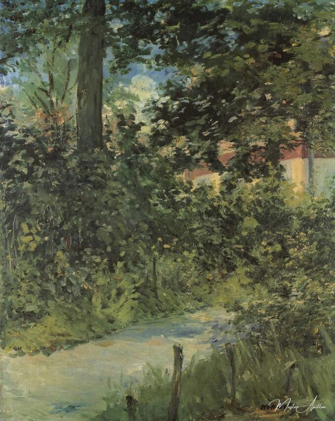 Allé dans le jardin de Rueil – Edouard Manet Édouard Manet