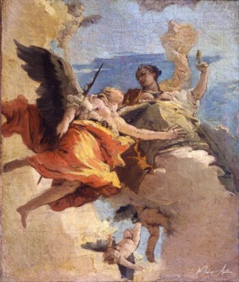 Allégorie de la vertu et de la noblesse – Giambattista Tiepolo Giambattista Tiepolo