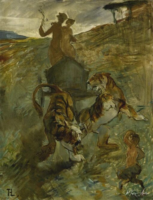 Allégorie, Le printemps de la vie – Toulouse Lautrec Henri de Toulouse-Lautrec