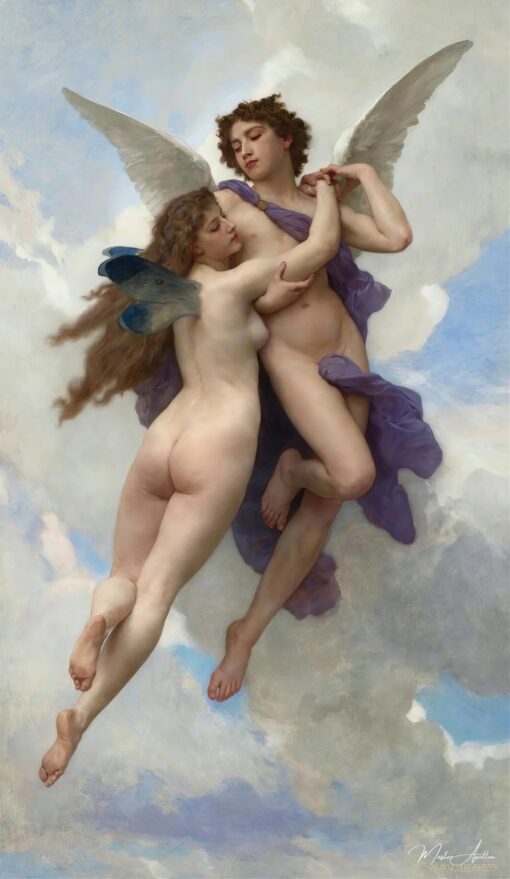 Amour et Psyché – William Bouguereau William Bouguereau