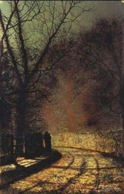 Amoureux dans un bois – John atkinson grimshaw John Atkinson Grimshaw