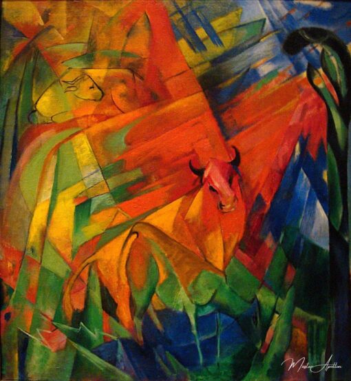 Animaux dans un paysage – Franz Marc Franz Marc