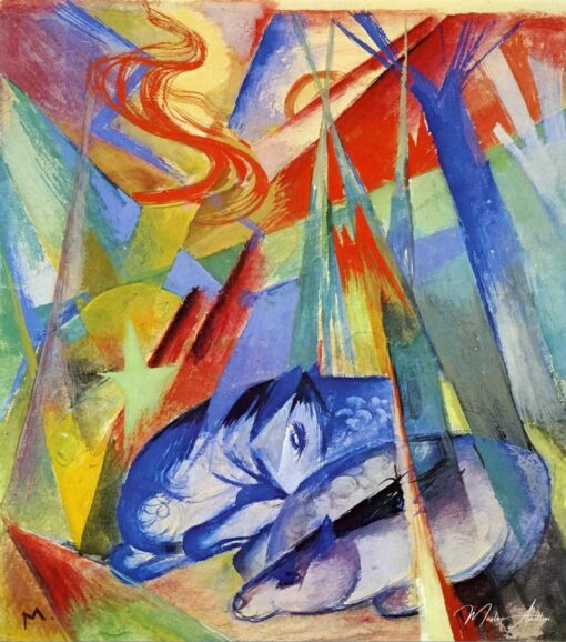 Animaux dormant – Franz Marc Franz Marc