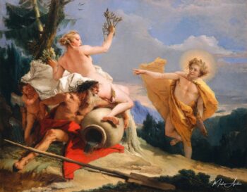 Apollo à la poursuite de Daphné – Giambattista Tiepolo Giambattista Tiepolo