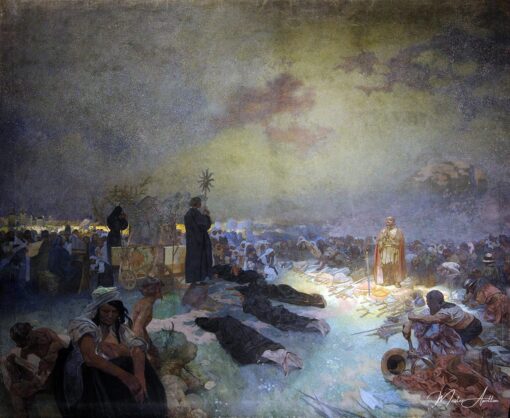 Après la bataille de la colline de Vítkov – Mucha Alphonse Mucha