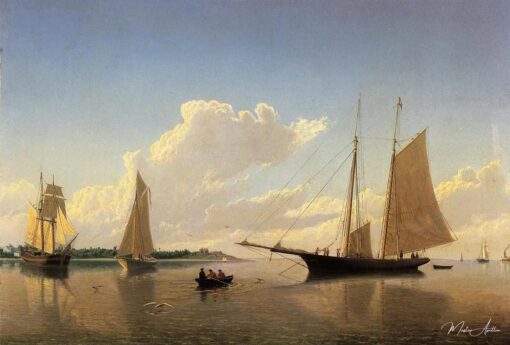Arrimage des voiles au large de Fairhaven – William Bradford William Bradford 2