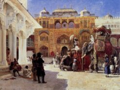 Arrivée du Prince Humbert, le Rajah, au Palais d’Ambre – Edwin Lord Weeks Edwin Lord Weeks