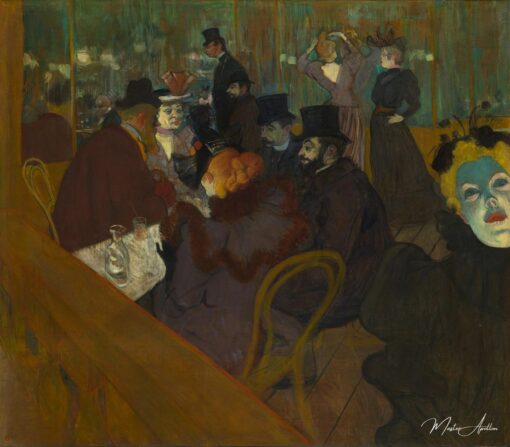 Au Moulin Rouge – Toulouse Lautrec Henri de Toulouse-Lautrec