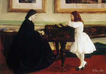 Au piano – James Abbott McNeill Whistler James Abbott McNeill Whistler