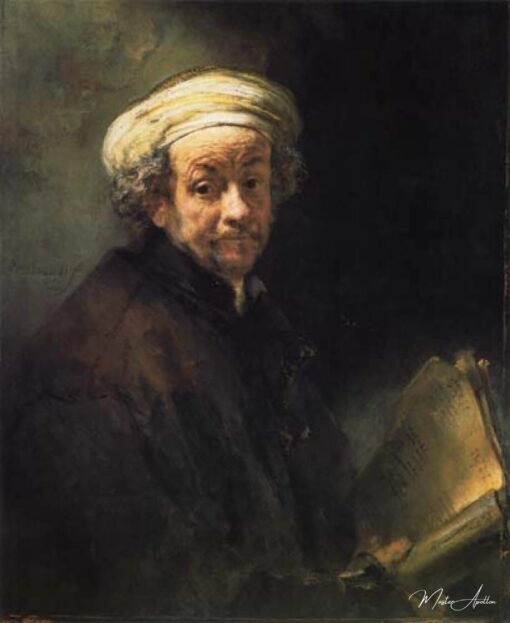 Auto-portrait comme Paul – Rembrandt van Rijn Rembrandt van Rijn
