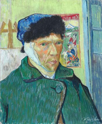 Autoportrait à l’oreille bandée – Van Gogh Série des Autoportraits de Vincent van Gogh