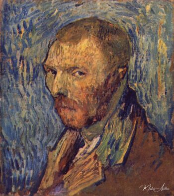 Autoportrait ‘à l’oreille mutilée’ – Van Gogh Série des Autoportraits de Vincent van Gogh