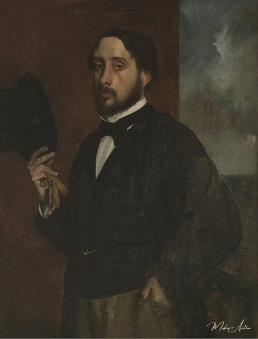 Autoportrait au chapeau relevé – Edgar Degas Edgar Degas