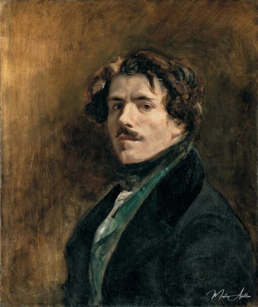 Autoportrait au gilet vert – Eugène Delacroix Eugène Delacroix