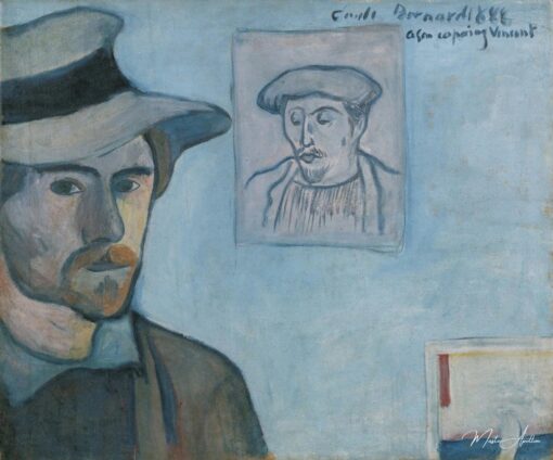 Autoportrait avec le portrait de Gauguin – Paul Gauguin Paul Gauguin