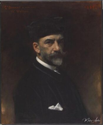 Autoportrait dédié à William Walters – Léon Bonnat Léon Bonnat