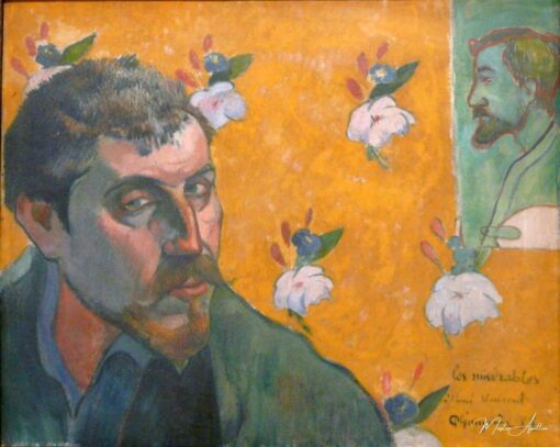 Autoportrait Les Misérables – Paul Gauguin Paul Gauguin