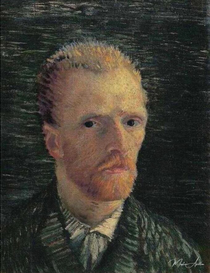 Autoportrait Van Gogh,1887 de Van Gogh Série des Autoportraits de Vincent van Gogh