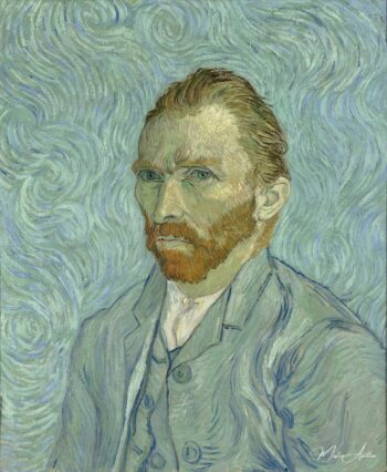 Autoportrait – Van Gogh Reproduction de Tableaux Célèbres