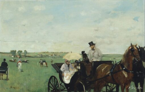 Aux courses en province – Edgar Degas Edgar Degas