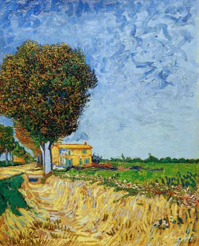 Avenue près d’Arles – Van Gogh Vincent Van Gogh