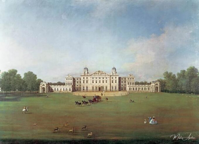 Badminton House depuis le Parc de Badminton – Giovanni Antonio Canal Giovanni Antonio Canal