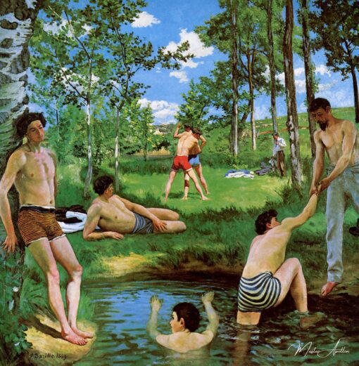 Baigneurs (scène d’été) – Frédéric Bazille Frédéric Bazille