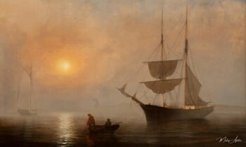 Bateau dans le brouillard, port de Gloucester, vers 1860 – Fitz Henry Lane Fitz Henry Lane