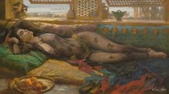 Beauté inclinée – Frederick Arthur Bridgman Frederick Arthur Bridgman