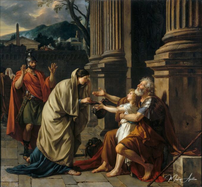 Belisarius demandant l’aumône – Jacques-Louis David Jacques-Louis David