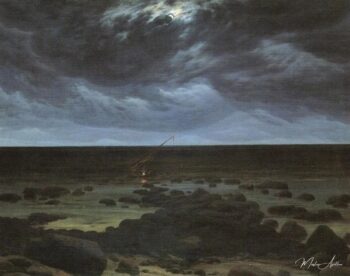 Bord de mer au clair de lune – Caspar David Friedrich Caspar David Friedrich