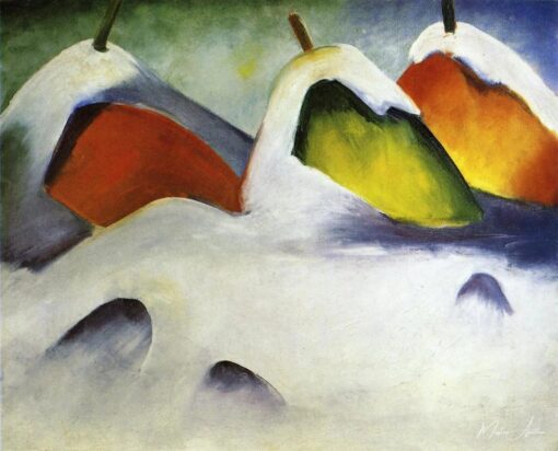 Bottes de foin dans la neige – Franz Marc Franz Marc