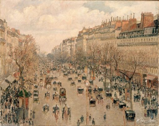 Boulevard Montmartre, soleil après-midi – Camille Pissarro Camille Pissarro