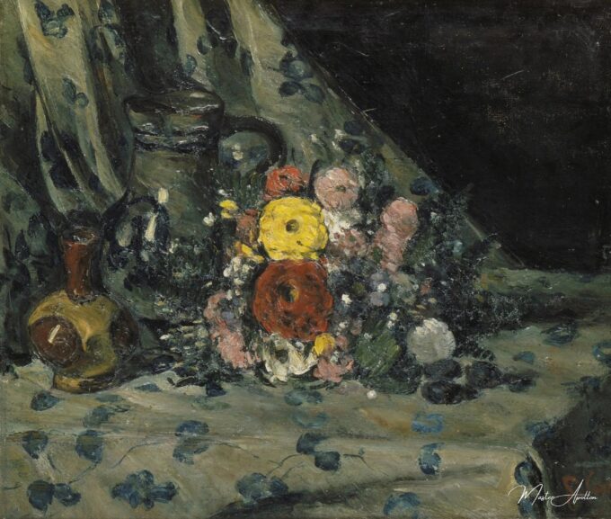 Bouquet de dahlias jaunes – Paul Cézanne Paul Cézanne