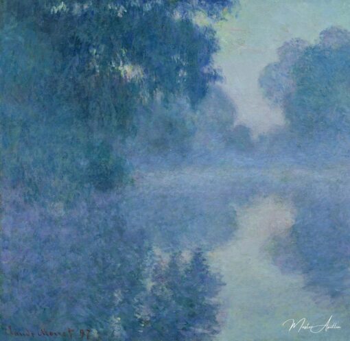 Bras de Seine, près de Giverny, soleil levant – Claude Monet Claude Monet