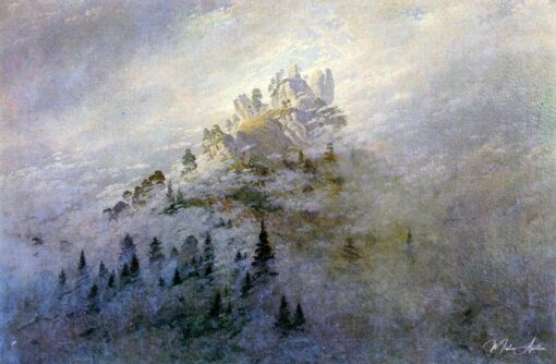Brouillards de matin dans la montagne – Caspar David Friedrich Caspar David Friedrich