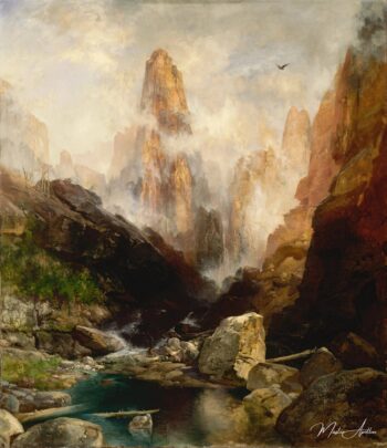 Brume dans le Kanab Canyon, Utah – Thomas Moran Thomas Moran