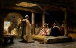 Café à Biskra, Algérie – Frederick Arthur Bridgman Frederick Arthur Bridgman