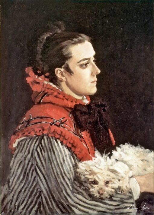 Camille avec un petit chien – Claude Monet Claude Monet