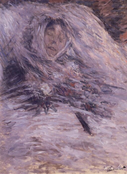 Camille Monet sur son lit de mort – Claude Monet Claude Monet