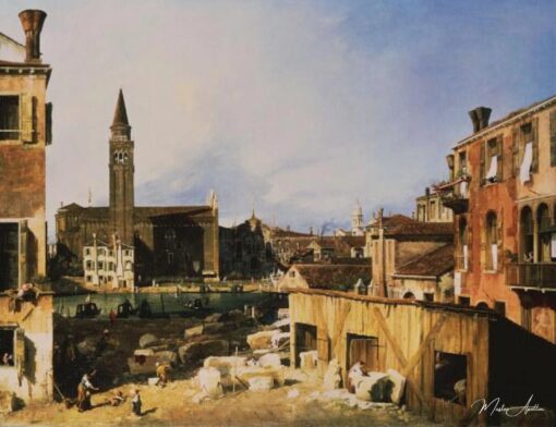 Canaletto, Église et Scuola della Carit – Giovanni Antonio Canal Giovanni Antonio Canal 2