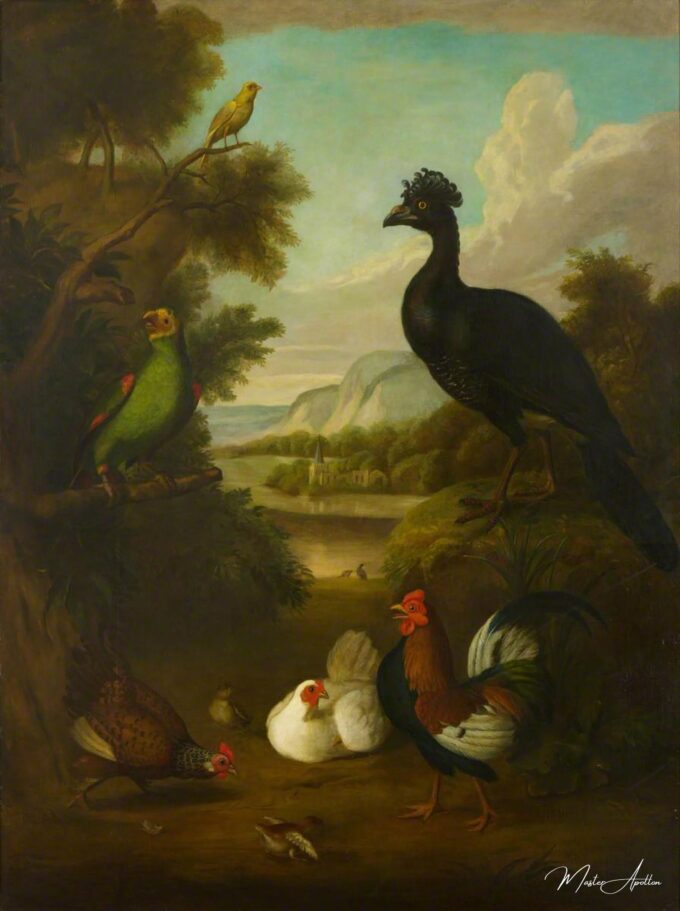 Canari, perroquet vert et autres oiseaux dans un paysage – Tobias Stranover Tobias Stranover 2