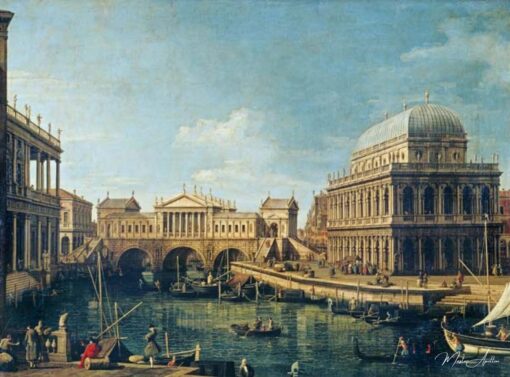 Capriccio : une conception palladienne pour le pont du Rialto  – Giovanni Antonio Canal Giovanni Antonio Canal 2